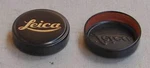 Leica Copy Metal Lens Front Protective Cap Black / Gold, 36MM Internal Diameter. Fixed Price $12.90.