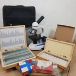 Amscope XSP-116F Biologial Microscope 4X 10X 40X Objective + MD500 Camera. Fixed Price $204.95.