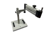 Meiji Techno Microscope Stand 11" X 14" Base Vertical Pole Height 38MM Dia.. Fixed Price $499.99.