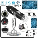 1600X 3-IN-1 Zoom 8 Led Usb Microscope Digital Magnifier Endoscope Video Camera. Fixed Price $15.59.