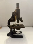 Antique Carl Zeiss Jena Microscope NO.96059 W/ 10X 40X 90X Objectives Germany. Fixed Price $400.00.