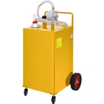 30 Gallon Fuel Caddy Storage Tank 4 Wheels With Manuel Pump, Yellow. Fixed Price $169.99.