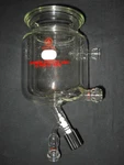 Ace Glass 100MM Schott Flange 1L Jacketed Pressure Reaction Flask 28/15 Joints. Fixed Price $619.99.