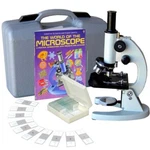 Amscope 40X-1000X Student Metal Compound Microscope With Abs Case, 25PC Specimen. Fixed Price $187.99.