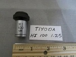 Tiyoda Microscope Objective Lens Hi Plan 100/1.25 Made In Japan. Fixed Price $11.95.
