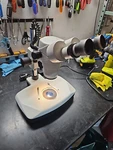Motic Microscope SMZ-168 And Eyepieces W10X/23 With Base 530. Fixed Price $385.40.