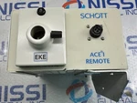 Schott Ace Fiber Optic Light Source 115V Illuminator W/ Eke Lamp Model A20560. Fixed Price $29.99.