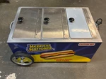 Hebrew National Hot Dog Table Top Cart New No Box Missing Umbrella. Fixed Price $500.00.