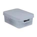 Box With Lid, For Storage/toys Curver Infinity Dots, 11 LGREY36X27X14CM. Fixed Price $40.99.