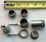 Vintage Bausch Lomb B&l 20X 215MM Tl Microscope And Other Parts. Fixed Price $35.00.