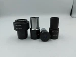 4 Units Zeiss W10X/20, 12.5X Eyepieces. Fixed Price $238.00.