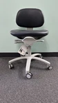 Brand New Dark Grey Adec A-dec 521 Doctor Stool With Adjustable Height Tilt. Fixed Price $1500.00.