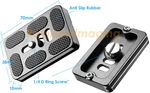 2 X 70MM Quick Release Plate Arca-swiss Type For Canon Nikon Sony Fujifilm Dslr. Fixed Price $10.49.