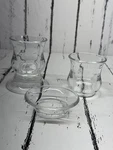 Party Lite Clearly Creative Set Of 2 Candle Votive Holders. Fixed Price $13.00.
