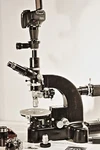 Leitz Differential Polarization Ortholux Photomicroscope Francon. Fixed Price $6875.00.