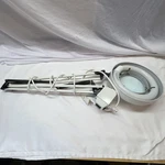 Lts E78751 Articulating Illuminated Magnifier, 120V 22W Lamp Desk Mount Light. Fixed Price $67.49.