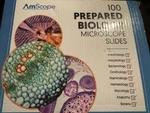 Amscope PS100B Prepared Biology Microscope Slides Total New. Fixed Price $43.49.