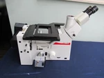 Leica DM/DMIRE2 Inverted Microscope Body W/ Manual X-y Stage Head Piece, 3 Optic. Fixed Price $855.00.