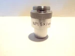 E.leitz 5X/0.09 Brightfield Reflected Light Objective Lens #569199. Fixed Price $125.00.
