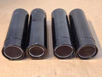 Lot Of Optical Tube Lens Housings 4.5" Long, 1.5" Black Anodized. Fixed Price $124.99.