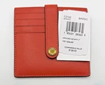 Nwt Coach Heritage Card Case Wallet C3162 Mango New W/ Tags Orange. Fixed Price $72.95.