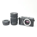 Olympus Pen E-PL10 Black + 14-42MM Ez 40-150MM Dual Lens Kit -near Mint- #93. Fixed Price $600.40.