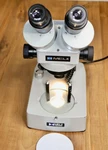 Meiji Techno EMZ-10 Microscope With Illuminated Abzh Base Stand. Fixed Price $549.75.
