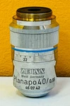 Zeiss Planapo 40/0.95 (46-07-42) 160/0.11-0.23-40X Objective Lens. Tested!. Fixed Price $299.00.
