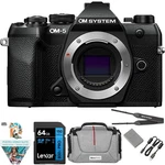 Digital Solutions OM-5 Mark Ii 20.4MP 4K Camera Body, Black + 64GB Memory Kit. Fixed Price $1069.99.