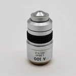 Olympus Microscope Objective A 100X 1.30 Oil 160/0.17. Fixed Price $90.00.