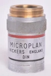 Vickers Microplan Objective Optics Microscope Lens 4/0-12 DD0602. Fixed Price $29.99.