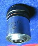 Olympus Neo Microscope Objective 10X 0.25 Na (fair Condition). Fixed Price $25.00.