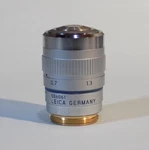 Leica Pl Fluotar 63X / 0.70 Corr Microscope Objective Lens 506061. Fixed Price $625.00.