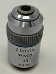 Leitz Ef 40X Phaco 2 Phase Contrast Microscope Objective 160/0.17. Fixed Price $140.00.
