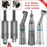Nsk Style Dental Slow Speed Handpiece Straight Contra Angle Air Motor 2/4 Yp. Fixed Price $79.98.