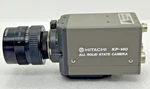 Hitachi Denshi Cctv KP-140U DC12V All Solid State Camera W/ Rainbow G25MM Lens. Fixed Price $129.95.