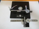 Unitron Japan Xy Stage Brass Heavy Table Microscope Part Pictured #P4-B-27. Fixed Price $199.00.
