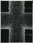 1970 Press Photo Nickel Filter Junction Seen Under Johnson Wax Microscope. Fixed Price $24.99.