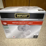 Defiant Motion Security Flood Light Led White 180 Detection 1600 Lumens. Fixed Price $19.99.