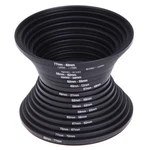 18 Pcs Filter Adapter Set Metal Stepping Rings Up Down Lenses. Fixed Price $18.99.