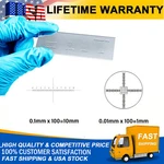 0.01MM Microscope Reticle Calibration Slide Multifunctional For School Lab Us. Fixed Price $10.99.