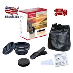 Apexel Kit 0.45X Super Wide Angle & 12.5X Macro Hd For Phone Camera Lens. Fixed Price $14.95.