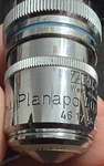 Zeiss Microscope Objective Lens 40X Planapo 40/1.0 Oel M.l 17 46-9903. Fixed Price $250.00.