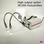 Fostec 20750 Dcr Ii Illuminator + High Output Option Dual Fiber Optic Lenses. Fixed Price $361.00.
