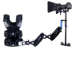 Pro Carbon Fiber Stabilizer Vest With Dual Arm For Filming Video Camera Dslr. Fixed Price $598.95.