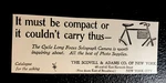 1900 Long Focus Solograph Camera Bicycle Advertising - Scovill & Adams. Fixed Price $7.99.