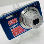 Sanyo 14MP Digital Camera Compact Blue VPC-E1600TP W/ Battery Working. Fixed Price $39.95.