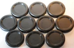 Lot Of Ten 10 Generic BF-1 Type Dust Caps For Nikon Mount Cameras Film Digital. Fixed Price $8.85.