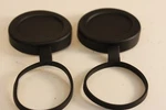 Tethered Objective Lens Covers...leica.. Set Of 2.... Fits 10X32 And 8X32. Fixed Price $9.99.
