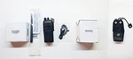 Motorola GP340 Radio With Earpiece, Charger, P. Supply, Antenna & Case. Fixed Price $399.00.